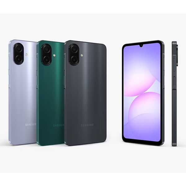 گوشی موبایل سامسونگ مدل Galaxy A07 دو سیم کارت ظرفیت 64 گیگابایت و رم 4 گیگابایت - به همراه شارژر 25 وات سامسونگ، کاور سیلیکونی
