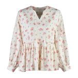 بلوز آستین بلند یقه هفت زنانه مدل MDSS-CH4639