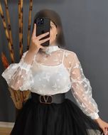 شومیز پروانه مخملکوب 1197