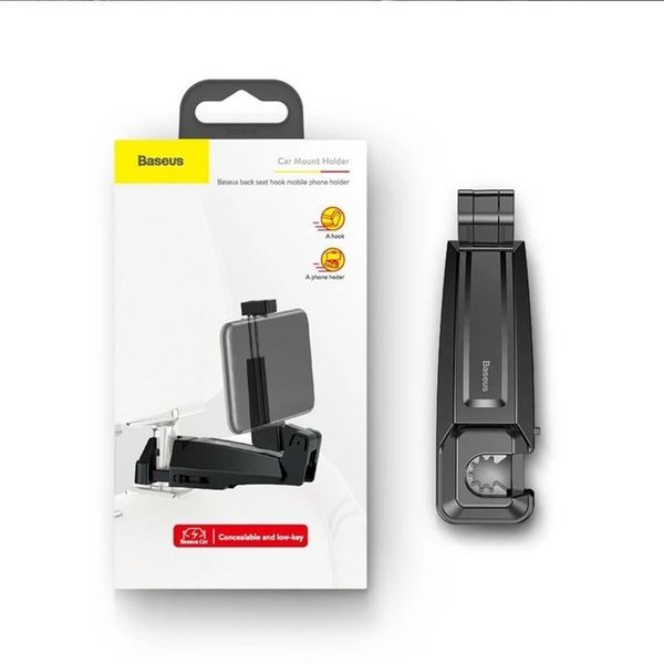 BASEUS Backseat Vehicle Phone Holder Hook