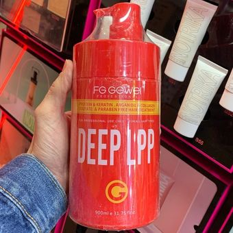 ماسک مو اف جی جیوی FG GeWeI مدل ترمیم عمیق با فناوری ال پی پی Deep LPP حجم 900 میلی لیتر