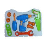 ست اسباب بازی ابزار مدل دو رو مجموعه 15 عددی