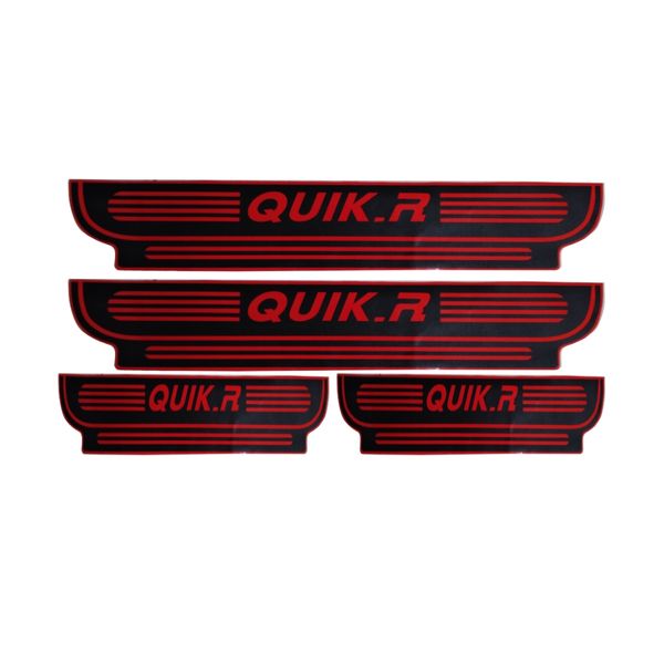 برچسب پارکابی خودرو مدل quiklux-R مناسب برای کوییک بسته 4 عددی