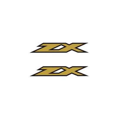 برچسب بدنه موتورسیکلت لیزارد مدل اسپرت طرح zx کد LZD-1016 بسته 2عددی