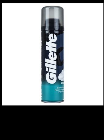 فوم اصلاح ژیلت GILLETTE SHAVE FOAM SENSITIVE حجم200ml اصل آلمان