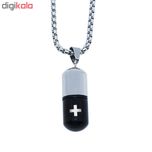 گردنبند مردانه طرح کپسول عشق کد gd02*696