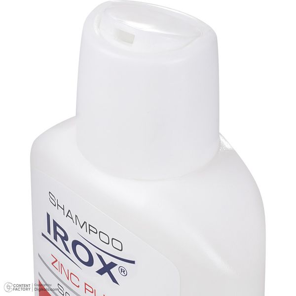 شامپو مو ایروکس مدل زینک پلاس مخصوص شوره چرب حجم 200 میلی لیتر