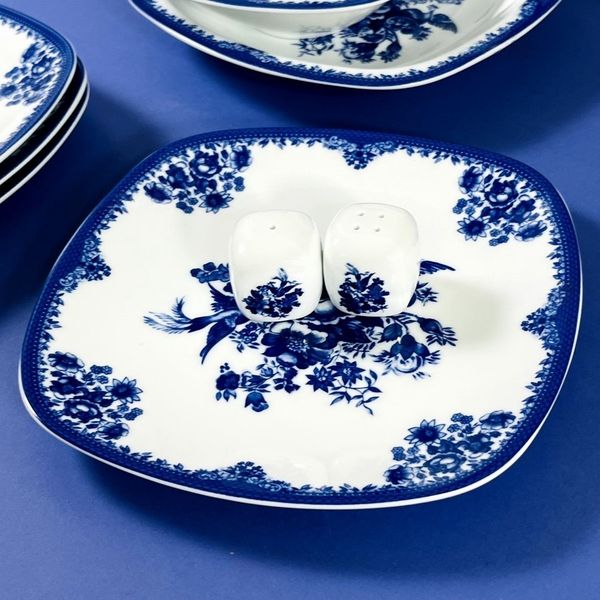 سرویس غذاخوری 27 پارچه 6 نفر چینی زرین ایران مدل فلورانس سری کواترو درجه عالی