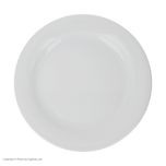 بشقاب غذاخوری چینی زرین ایران سری هتلی 49 کد 25 درجه عالی بسته 6 عددی