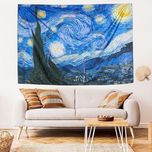 پوستر پارچه ای فیانی مدل بکدراپ شب پرستاره کد F158