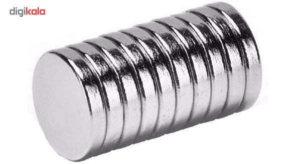 آهن ربای نیودیمیوم مدل دیسکی 8x3 بسته 10 عددی