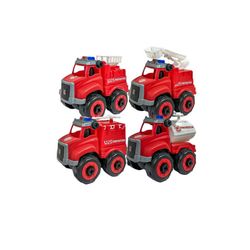 ماشین بازی مدل آتش نشانی بسته 4 عددی