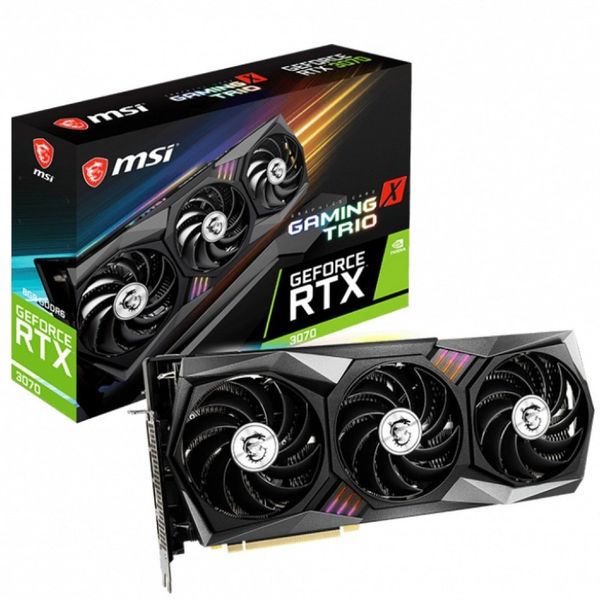 (درحد نو) Graphic Card MSI RTX 3070 Gaming X Trio 8GB