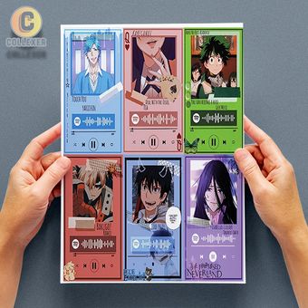 استیکر پک بدون برش انیمه طرح ترکیبی - شیت برچسب A4 و A5 - کد 22