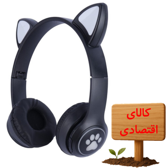 هدفون بیسیم طرح گربه First مدل F-22 با ضمانت سلامت محصول
