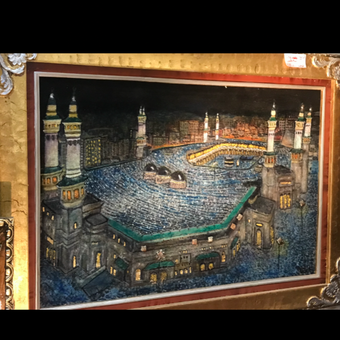 تابلوفرش دستبافت تبریز کعبه