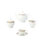 سرویس غذاخوری 102 پارچه چینی زرین ایران سری ایتالیا اف مدل Golestan درجه یک