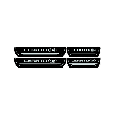 برچسب پارکابی خودرو لیزارد مدل kia-serato طرح چرم کد LZD-886 مجموعه 4 عددی*918