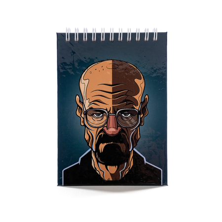 دفترچه یادداشت فانتزی سایز A6 طرح والتر وایت