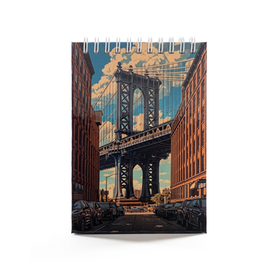 دفترچه یادداشت فانتزی سایز A6 طرح پل