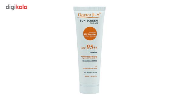 کرم ضدآفتاب دکتر ژیلا مدل Invisible با SPF95، حجم 50میلی‌لیتر