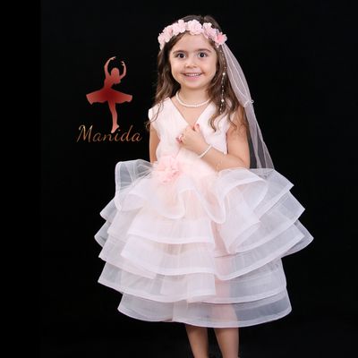 لباس عروس دخترانه مدل پرنسا