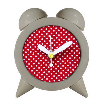 ساعت رومیزی بتنی مدل نوستالژیک خال خالی 02