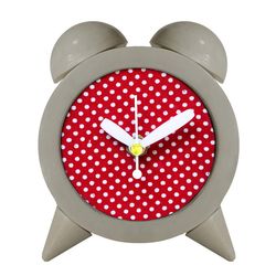 ساعت رومیزی بتنی مدل نوستالژیک خال خالی 02