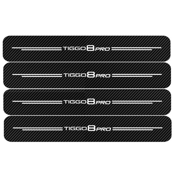 برچسب پارکابی خودرو مهدیار طرح کربن کد SP167 مناسب برای تیگو8 پرو بسته 4 عددی