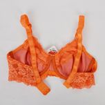 ست شورت و سوتین زنانه تیدامی 724 مدل 340020406 گیپور فنردار رنگ نارنجی