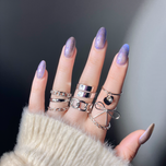 پک پاپیونی نقره ای