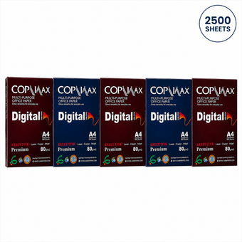کاغذ A4 کپی مکس دیجیتال 80 گرم بسته 2500 برگی