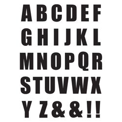 استیکر لباس و پارچه طرح حروف انگلیسی مجموعه 2 عددی