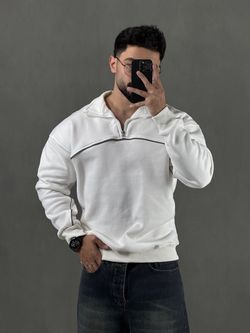 دورس نیم زیپ 18 سفید