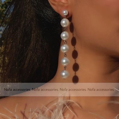 گوشواره مروارید اویز 002