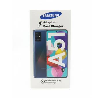 آداپتور فست شارژ سامسونگ fast charger Samsung سازگار با Galaxy A51 و مدل های دارای شارژ 15وات به همراه کابل Type -C