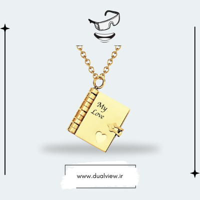 گردنبند زنانه مدل پاکت عشق