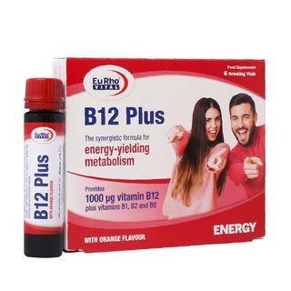 ویال خوراکی ویتامین B12 پلاس یوروویتال بسته 6 عددی*745