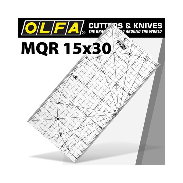 خط کش 30 سانتی متر الفا مدل MQR