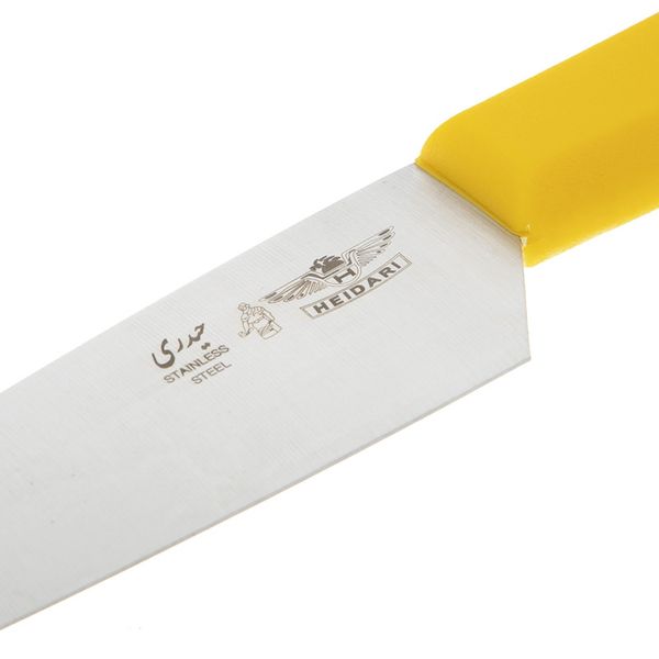 چاقو حیدری مدل راسته ای دسته پلاستیک سایز4