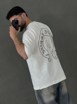 تیشرت دو نخ R سفید