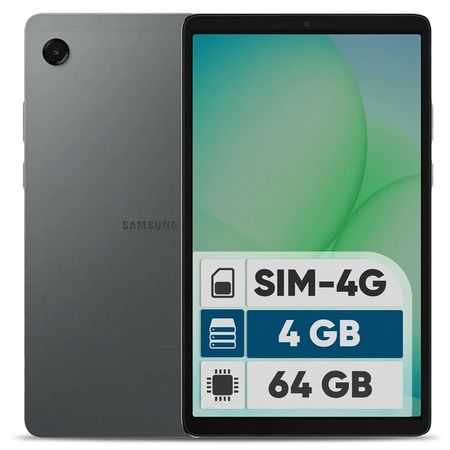 تبلت 8.7 اینچ سامسونگ مدل Galaxy Tab A11 4G، ظرفیت 64 گیگابایت و رم 4 گیگابایت، قابلیت پشتیبانی از سیم کارت، رزولوشن دوربین 8 مگ