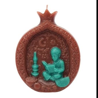 شمع دستساز انار شب یلدا