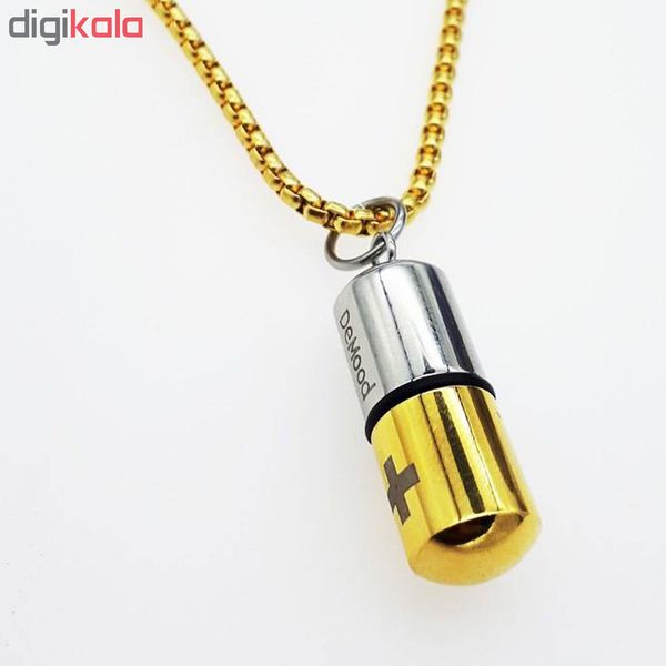 گردنبند مردانه طرح کپسول عشق کد gd02*696