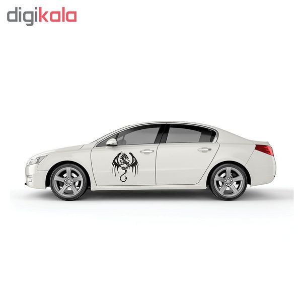 استیکر خودرو طرح اژدها