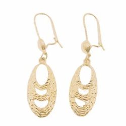 گوشواره آویز طرح طلا