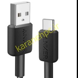 کابل تبدیل USB به USB-C انکر مدل 322/A81H5 طول 0.9 متر