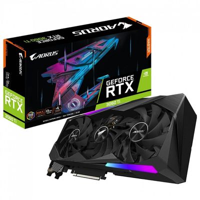 کارت گرافیک GIGABYTE AORUS RTX 3060 Ti MASTER 8G استوک