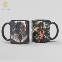 ماگ انیمه اتک آن تایتان (Attack On Titan) کد 14 (معمولی ، مشکی ، حرارتی)