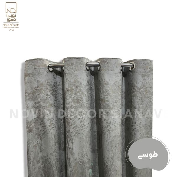 پرده نوین دکور سیاناو مدل مخمل پتینه سزار 280 سایز 280 × 140 سانتی متر